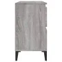 Sonoma gray plywood sink cabinet 80x33x60 cm by vidaXL, bathroom vanities - Ref: Foro24-821282, Price: 94,43 €, Discount: %