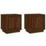 Nachttisch 2 Stk. Eichenbraunsperrholz 44x35x45cm von vidaXL, Nachttische - Ref: Foro24-819851, Preis: 58,81 €, Rabatt: %