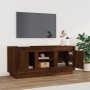 TV-Schrank aus braunem Eichensperrholz, 102 x 35 x 45 cm von vidaXL, TV-Möbel - Ref: Foro24-819867, Preis: 63,74 €, Rabatt: %