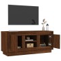 Mueble para TV madera contrachapada roble marrón 102x35x45 cm de vidaXL, Muebles TV - Ref: Foro24-819867, Precio: 66,34 €