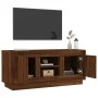 Mueble para TV madera contrachapada roble marrón 102x35x45 cm de vidaXL, Muebles TV - Ref: Foro24-819867, Precio: 62,97 €, De...