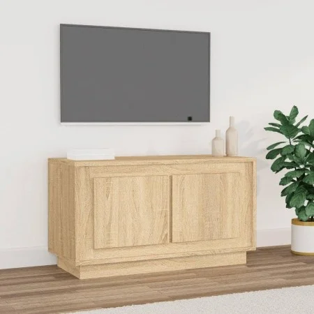 TV-Schrank aus Sonoma-Eichensperrholz, 80 x 35 x 45 cm von vidaXL, TV-Möbel - Ref: Foro24-819855, Preis: 48,41 €, Rabatt: %