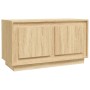 TV-Schrank aus Sonoma-Eichensperrholz, 80 x 35 x 45 cm von vidaXL, TV-Möbel - Ref: Foro24-819855, Preis: 48,93 €, Rabatt: %