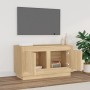 TV-Schrank aus Sonoma-Eichensperrholz, 80 x 35 x 45 cm von vidaXL, TV-Möbel - Ref: Foro24-819855, Preis: 48,93 €, Rabatt: %