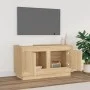 TV-Schrank aus Sonoma-Eichensperrholz, 80 x 35 x 45 cm von vidaXL, TV-Möbel - Ref: Foro24-819855, Preis: 48,41 €, Rabatt: %