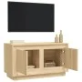 TV-Schrank aus Sonoma-Eichensperrholz, 80 x 35 x 45 cm von vidaXL, TV-Möbel - Ref: Foro24-819855, Preis: 48,41 €, Rabatt: %