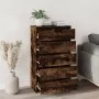 Kommode aus geräuchertem Eichensperrholz 60x36x103 cm von vidaXL, Schubladen - Ref: Foro24-823021, Preis: 108,21 €, Rabatt: %