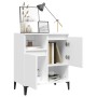 Weißes Sperrholz-Sideboard 60x35x70 cm von vidaXL, Sideboards - Ref: Foro24-821148, Preis: 60,68 €, Rabatt: %
