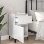 Nachttische 2 Einheiten glänzend weiß 40x35x70 cm von vidaXL, Nachttische - Ref: Foro24-819713, Preis: 88,81 €, Rabatt: %