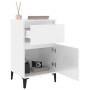 Nachttische 2 Einheiten glänzend weiß 40x35x70 cm von vidaXL, Nachttische - Ref: Foro24-819713, Preis: 88,81 €, Rabatt: %