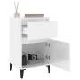 Nightstands 2 units glossy white 40x35x70 cm by vidaXL, Nightstands - Ref: Foro24-819713, Price: 87,74 €, Discount: %