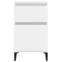 Nachttische 2 Einheiten glänzend weiß 40x35x70 cm von vidaXL, Nachttische - Ref: Foro24-819713, Preis: 88,81 €, Rabatt: %