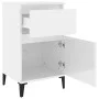 Nightstands 2 units glossy white 40x35x70 cm by vidaXL, Nightstands - Ref: Foro24-819713, Price: 87,74 €, Discount: %