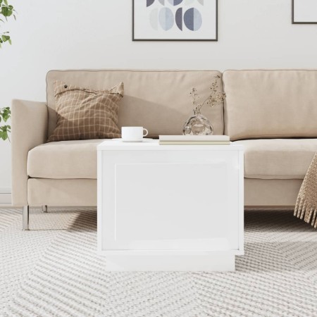 Mesa de centro madera contrachapada blanco brillo 51x50x44 cm de vidaXL, Mesas de centro - Ref: Foro24-819870, Precio: 61,90 ...
