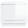 Glossy white plywood coffee table 51x50x44 cm by vidaXL, Coffee table - Ref: Foro24-819870, Price: 61,96 €, Discount: %