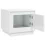 Glossy white plywood coffee table 51x50x44 cm by vidaXL, Coffee table - Ref: Foro24-819870, Price: 61,96 €, Discount: %
