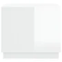 Glossy white plywood coffee table 51x50x44 cm by vidaXL, Coffee table - Ref: Foro24-819870, Price: 61,96 €, Discount: %