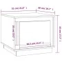 Couchtisch aus glänzend weißem Sperrholz, 51 x 50 x 44 cm von vidaXL, Couchtisch - Ref: Foro24-819870, Preis: 61,15 €, Rabatt: %