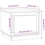 Mesa de centro madera contrachapada blanco brillo 51x50x44 cm de vidaXL, Mesas de centro - Ref: Foro24-819870, Precio: 61,90 ...
