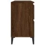 Waschbeckenschrank aus braunem Eichensperrholz, 80 x 33 x 60 cm von vidaXL, Badezimmerwaschtische - Ref: Foro24-821283, Preis...