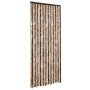 Cortina mosquitera beige y marrón claro 100x220 cm chenilla