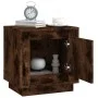 Smoked oak plywood nightstand 44x35x45 cm by vidaXL, Nightstands - Ref: Foro24-819846, Price: 31,31 €, Discount: %