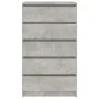 Kommode aus betongrauem Sperrholz, 60 x 36 x 103 cm von vidaXL, Schubladen - Ref: Foro24-823020, Preis: 107,81 €, Rabatt: %