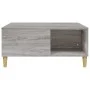 Sonoma Couchtisch aus grauem Sperrholz 80x80x36,5 cm von vidaXL, Couchtisch - Ref: Foro24-821098, Preis: 49,37 €, Rabatt: %