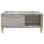 Sonoma Couchtisch aus grauem Sperrholz 80x80x36,5 cm von vidaXL, Couchtisch - Ref: Foro24-821098, Preis: 49,37 €, Rabatt: %