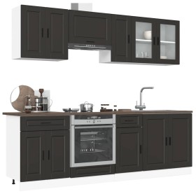 Conjunto de armarios de cocina "Porto" de 8 piezas de madera de