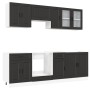 Conjunto de armarios de cocina "Porto" de 8 piezas de madera de