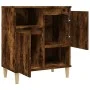 Sideboard aus geräuchertem Eichensperrholz, 60 x 35 x 70 cm von vidaXL, Sideboards - Ref: Foro24-821145, Preis: 71,16 €, Raba...