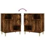 Sideboard aus geräuchertem Eichensperrholz, 60 x 35 x 70 cm von vidaXL, Sideboards - Ref: Foro24-821145, Preis: 71,16 €, Raba...