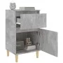 Bedside tables 2 pcs concrete gray 40x35x70 cm by vidaXL, Nightstands - Ref: Foro24-819701, Price: 76,33 €, Discount: %