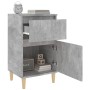Nachttische 2 Stück betongrau 40x35x70 cm von vidaXL, Nachttische - Ref: Foro24-819701, Preis: 77,26 €, Rabatt: %