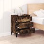 Sideboard aus geräuchertem Eichensperrholz, 60 x 35 x 70 cm von vidaXL, Sideboards - Ref: Foro24-823053, Preis: 57,95 €, Raba...