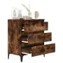 Sideboard aus geräuchertem Eichensperrholz, 60 x 35 x 70 cm von vidaXL, Sideboards - Ref: Foro24-823053, Preis: 57,25 €, Raba...