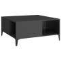 Couchtisch aus schwarzem Sperrholz, 80 x 80 x 36,5 cm von vidaXL, Couchtisch - Ref: Foro24-821101, Preis: 74,11 €, Rabatt: %