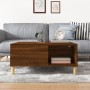 Brown oak plywood coffee table 80x80x36.5 cm by vidaXL, Coffee table - Ref: Foro24-821099, Price: 47,84 €, Discount: %