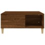 Brown oak plywood coffee table 80x80x36.5 cm by vidaXL, Coffee table - Ref: Foro24-821099, Price: 47,84 €, Discount: %
