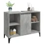 Betongrauer Sperrholz-Waschbeckenschrank, 80 x 33 x 60 cm von vidaXL, Badezimmerwaschtische - Ref: Foro24-821296, Preis: 68,4...