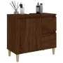 Badezimmerschrank aus braunem Eichensperrholz, 65 x 33 x 60 cm von vidaXL, Badezimmermöbel - Ref: Foro24-819827, Preis: 69,50...