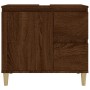 Badezimmerschrank aus braunem Eichensperrholz, 65 x 33 x 60 cm von vidaXL, Badezimmermöbel - Ref: Foro24-819827, Preis: 69,50...