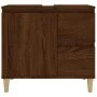 Badezimmerschrank aus braunem Eichensperrholz, 65 x 33 x 60 cm von vidaXL, Badezimmermöbel - Ref: Foro24-819827, Preis: 69,50...