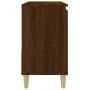 Badezimmerschrank aus braunem Eichensperrholz, 65 x 33 x 60 cm von vidaXL, Badezimmermöbel - Ref: Foro24-819827, Preis: 69,50...