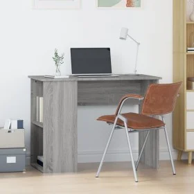 Sonoma grauer Sperrholzschreibtisch 100x55x75 cm von vidaXL, Schreibtische - Ref: Foro24-823030, Preis: 64,76 €, Rabatt: %