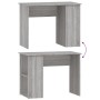 Escritorio de madera contrachapada gris Sonoma 100x55x75 cm de vidaXL, Escritorios - Ref: Foro24-823030, Precio: 65,80 €, Des...
