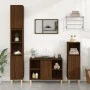 Armario de lavabo madera contrachapada roble marrón 80x33x60 cm de vidaXL, Tocadores de baño - Ref: Foro24-821291, Precio: 57...