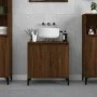 Waschbeckenschrank aus braunem Eichensperrholz 58x33x60 cm von vidaXL, Badezimmerwaschtische - Ref: Foro24-821267, Preis: 59,...