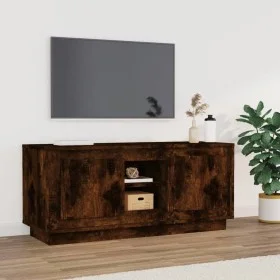 TV-Schrank aus geräuchertem Eichensperrholz, 102 x 35 x 45 cm von vidaXL, TV-Möbel - Ref: Foro24-819865, Preis: 61,09 €, Raba...